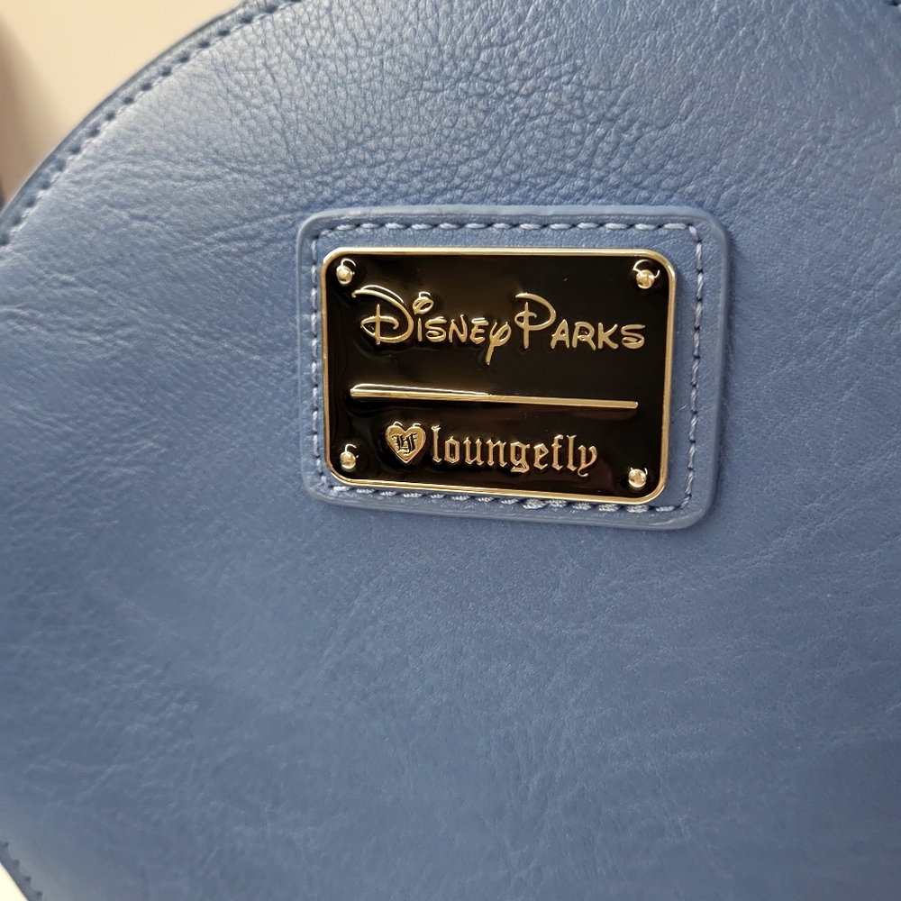 New Disney Parks Loungefly Stitch Blue Crossbody Purse Bag - Picture 9 of 9